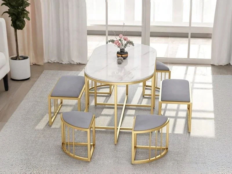 A Image of Metalic Dining Table