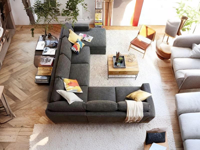 A Image of Curved Sofa