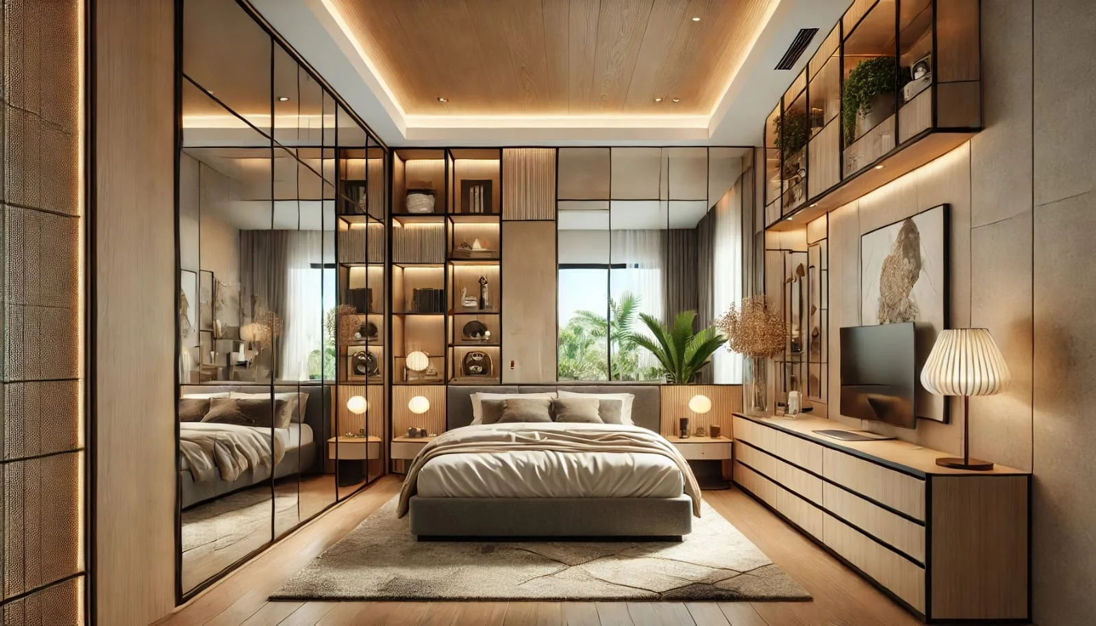 Image of Glass & Mirror Panelling